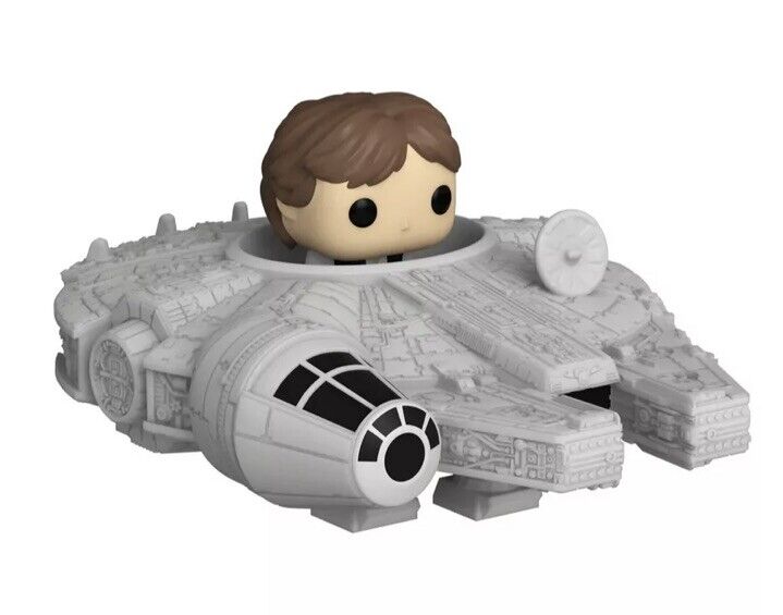 Funko BITTY POP! RIDES HAN SOLO AND THE MILENNIUM FALCON In Stock Now Star Wars - SOScollectible