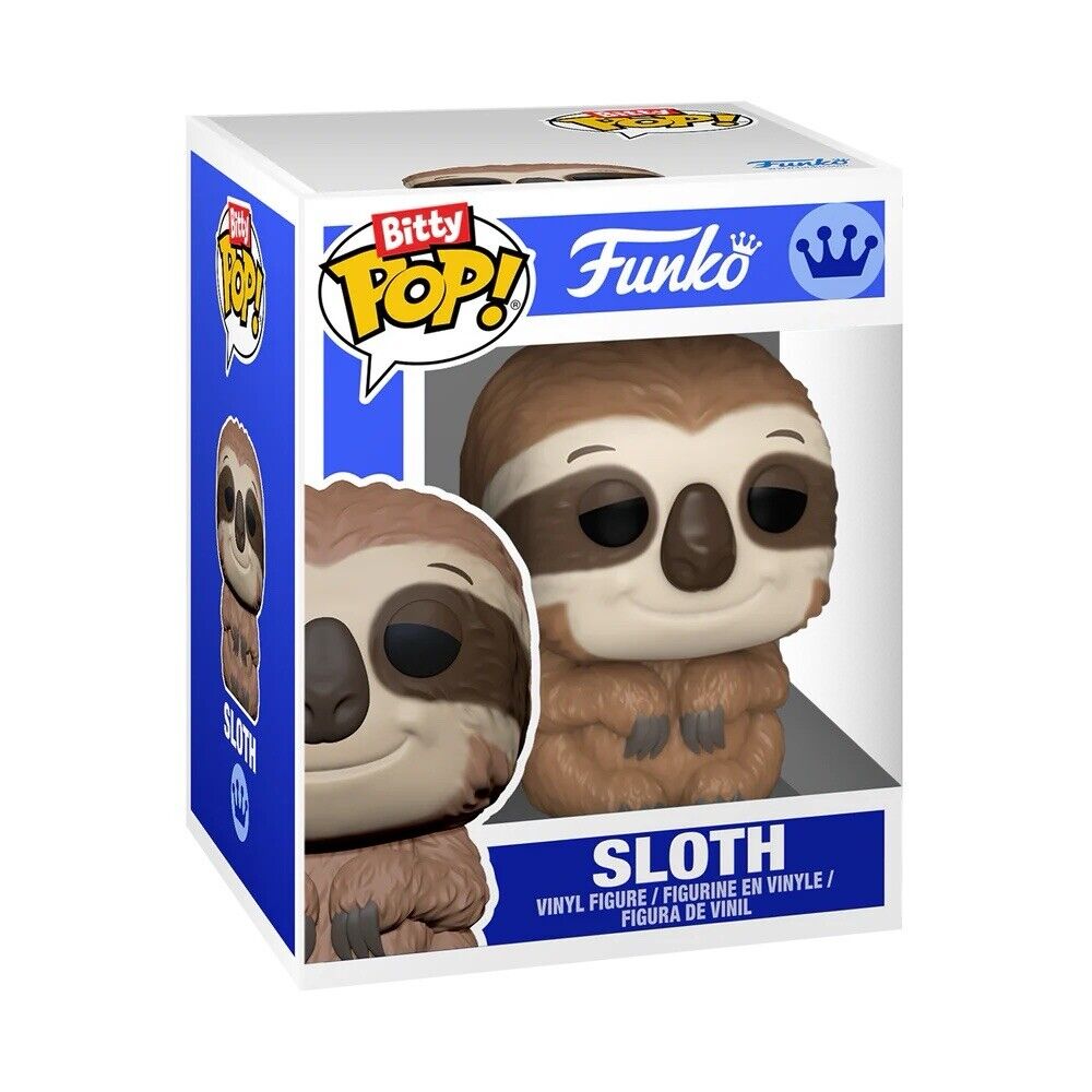 FUNKO BITTY POP! Sloth 4 Pack Pin Case Bittyverse In Stk Now Xmas Gift - SOScollectible