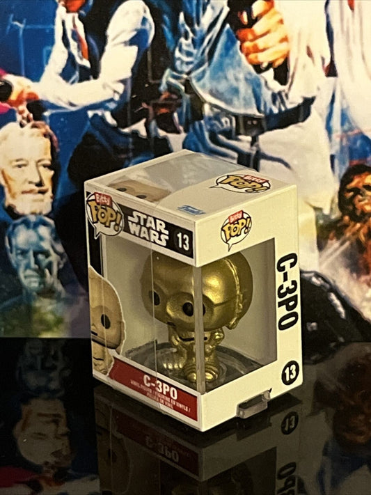 Funko Bitty POP! Star Wars: C - 3PO 13 Xmas Gift Micro Vinyl Figure New Sealed - SOScollectible