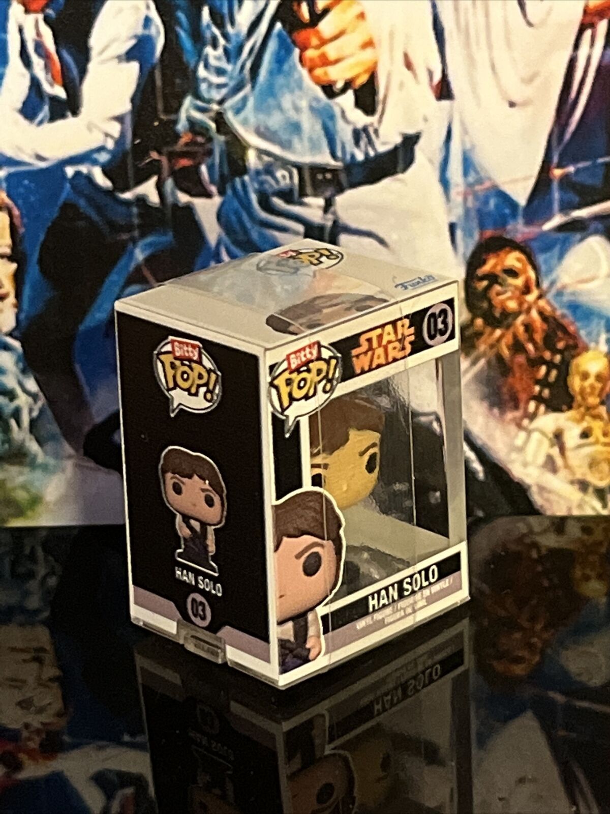 Funko Bitty POP! Star Wars: Han Solo 03 Xmas Gift Micro Vinyl Figure New Sealed - SOScollectible