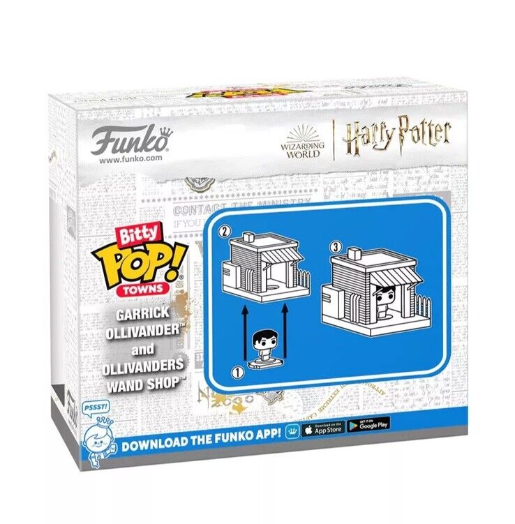 Funko BITTY POP! TOWN GARRICK OLLIVANDER WAND SHOP HARRY POTTER In Stock Now - SOScollectible