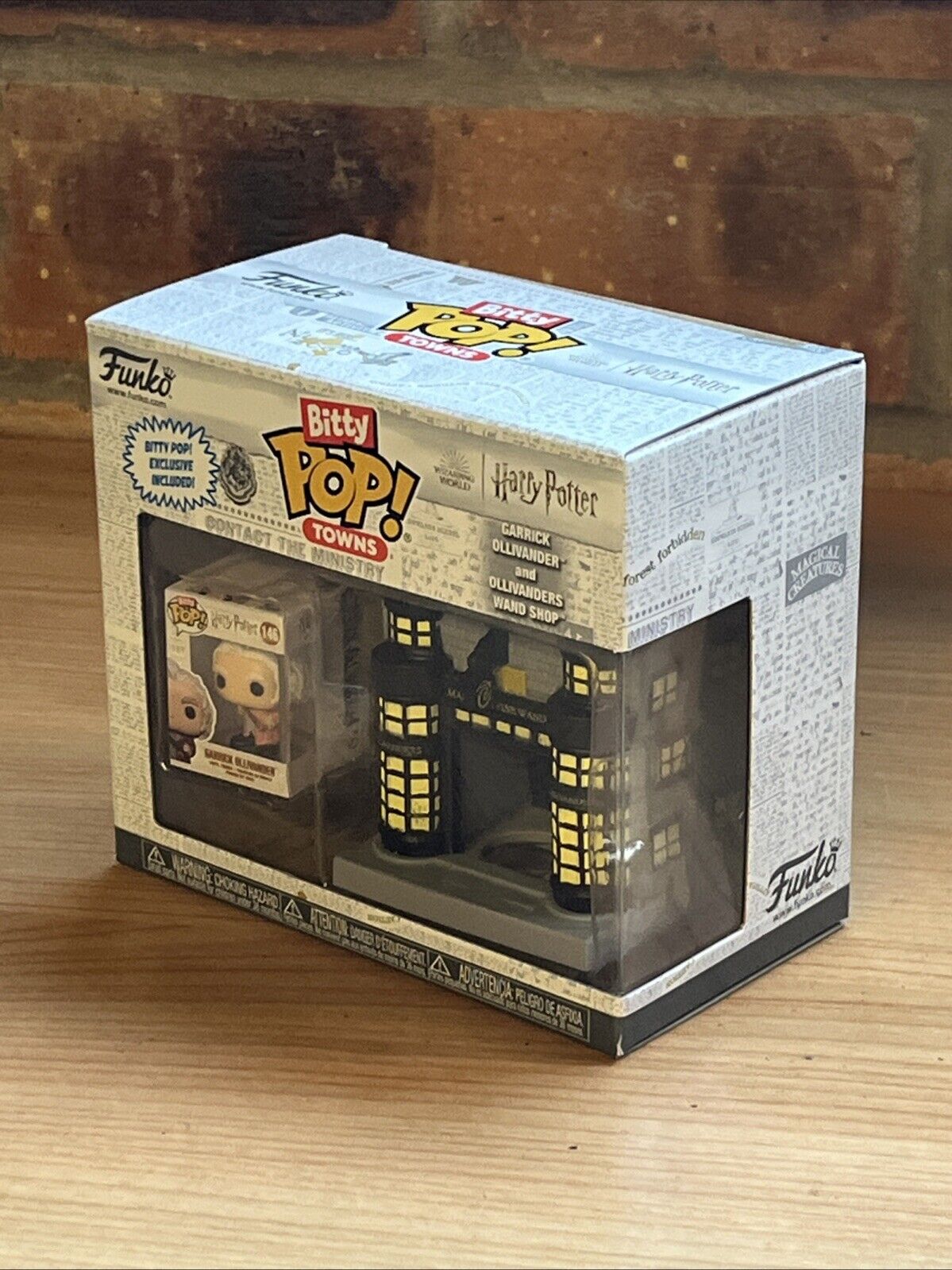 Funko BITTY POP! TOWN GARRICK OLLIVANDER WAND SHOP HARRY POTTER In Stock Now - SOScollectible