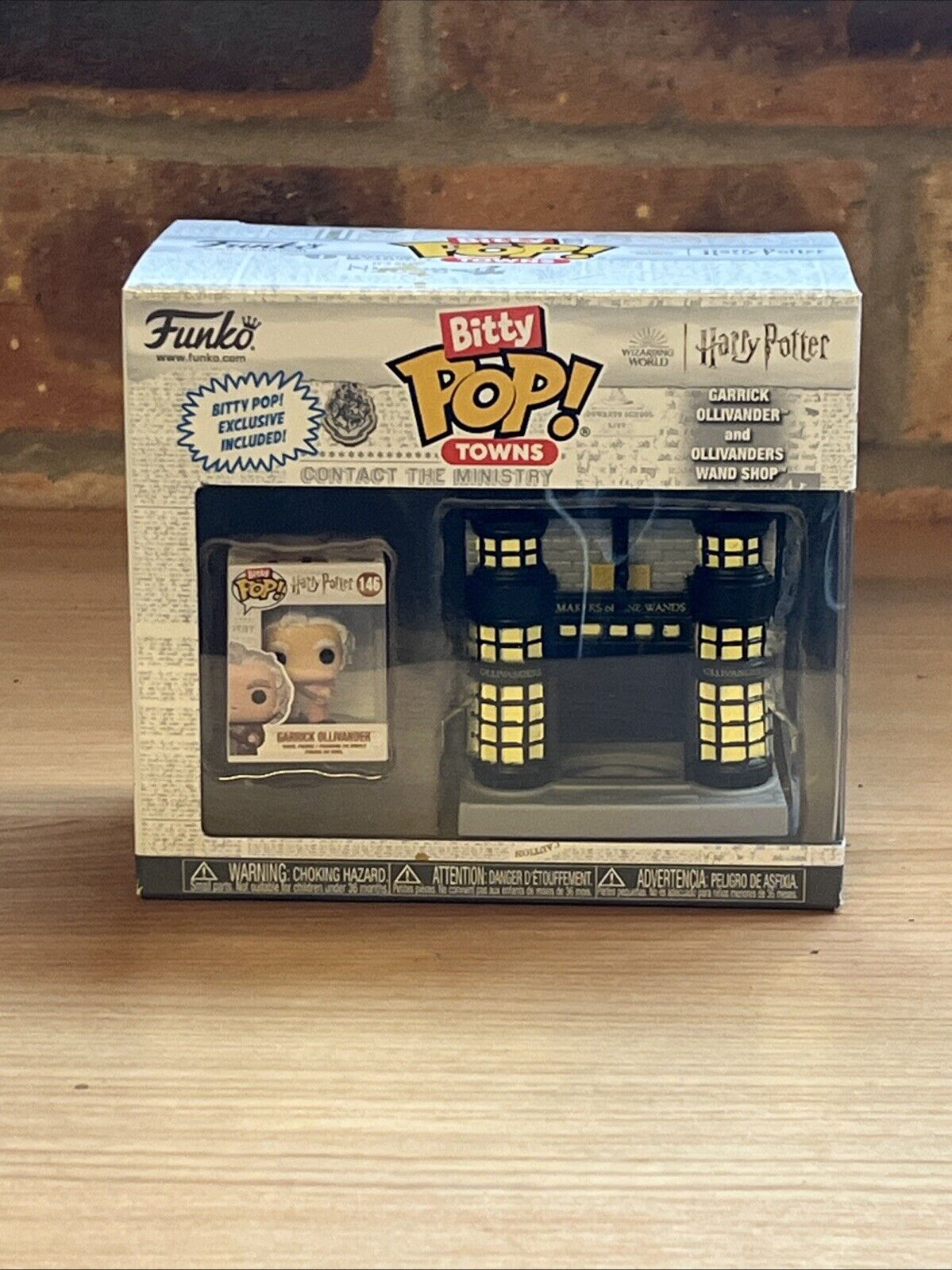 Funko BITTY POP! TOWN GARRICK OLLIVANDER WAND SHOP HARRY POTTER In Stock Now - SOScollectible