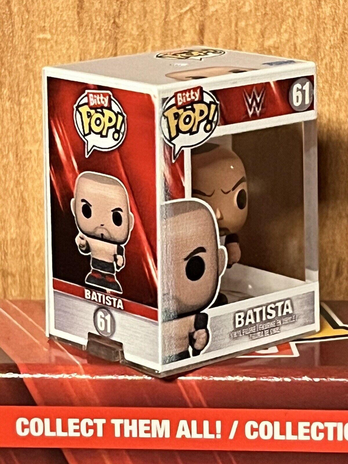 Funko Bitty Pop WWE Wrestling Batista Collect All 16 In Stock now 🇬🇧 - SOScollectible