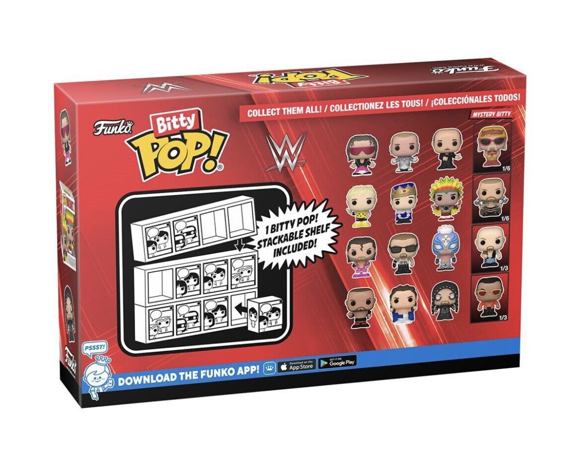 Funko Bitty Pop WWE Wrestling Jerry Lawyer Collect All 16 In Stock now - SOScollectible