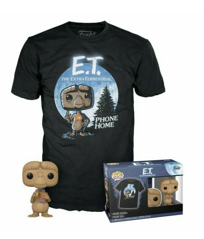 Funko E.T. the Extra - Terrestrial POP! & Tee Box ET w/Reeses Med Rare Loungefly - SOScollectible