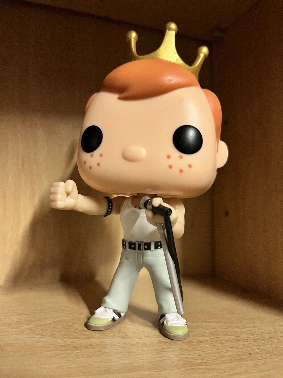 Funko Freddy Funko as Freddy Mercury Live Aid Custom Made One Off - SOScollectible