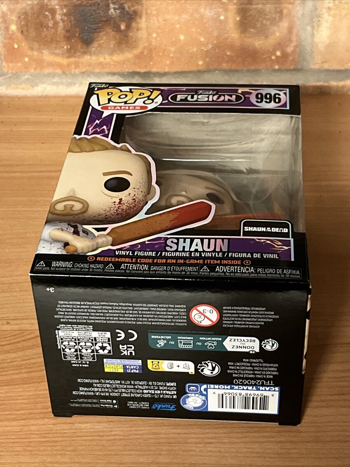 Funko Fusion 996 Shaun Bat Shaun of the Dead Funko In Stock Feb Grab The Code - SOScollectible