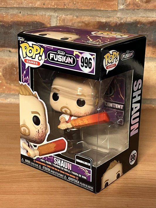 Funko Fusion 996 Shaun Bat Shaun of the Dead Funko In Stock Feb Grab The Code - SOScollectible