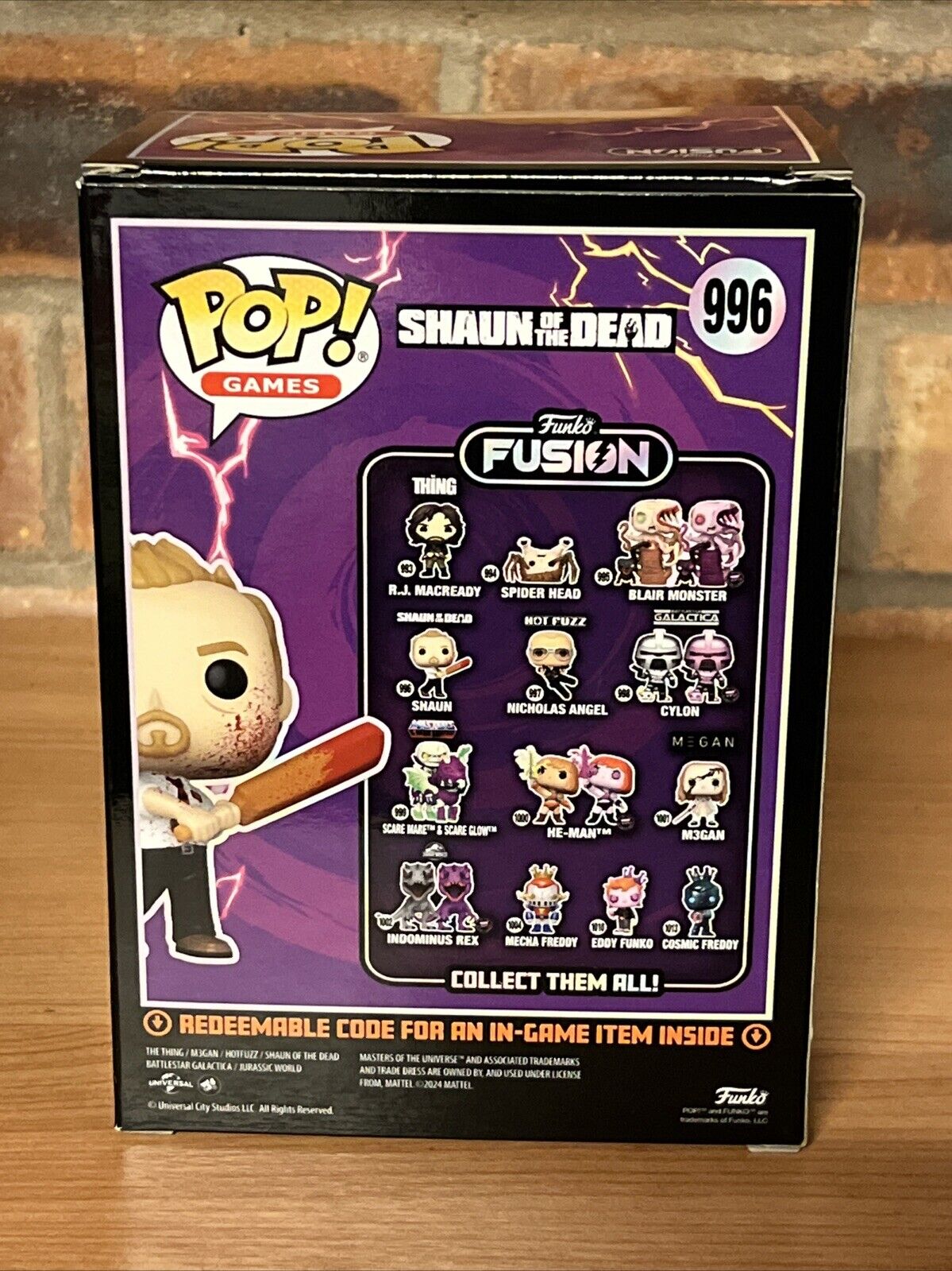 Funko Fusion 996 Shaun Bat Shaun of the Dead Funko In Stock Feb Grab The Code - SOScollectible