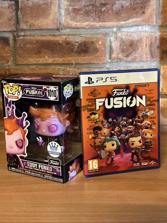 Funko Fusion Playstation 5 Console Video Game And Eddy Funko Ltd Ed Code PS5 - SOScollectible