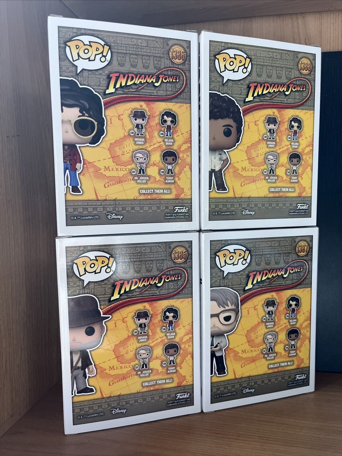 Funko Indiana Indy Jones Set Pop Dial Of Destiny Set (4) **IN STOCK 🇬🇧 Movie - SOScollectible