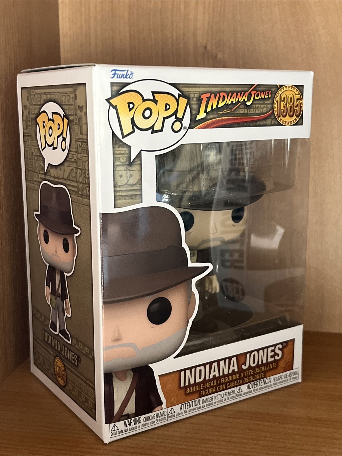 Funko Indiana Jones Disney Dial of Destiny 1385 Pop In Stock 🇬🇧 Indy Exc Grail - SOScollectible