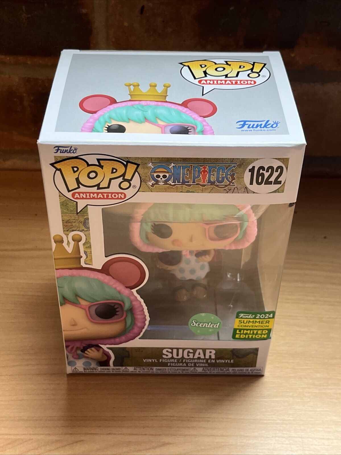 FUNKO ONE PIECE SUGAR POP SDCC 2024 Ltd Ed Scent Smell Pop Comic Con Luffy - SOScollectible