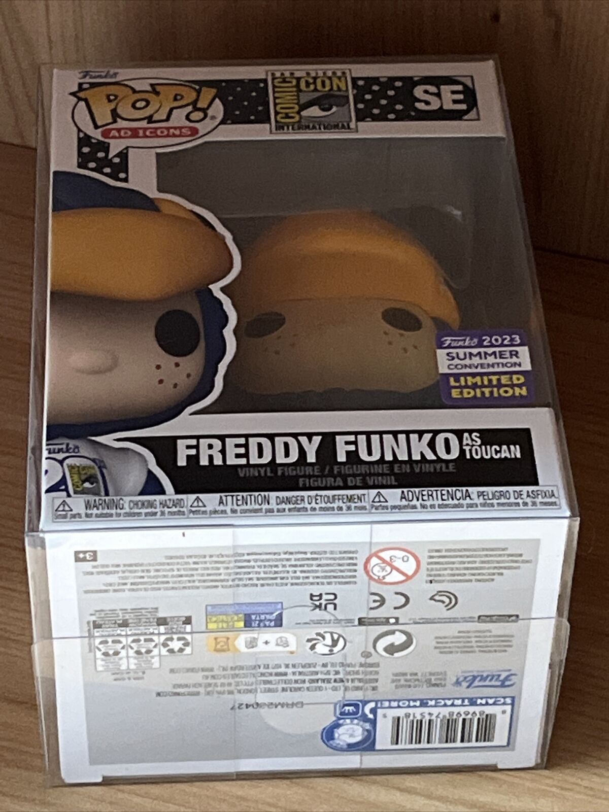 Funko Pop 2023 SDCC Official Freddy Funko as Toucan SE Mascot In Stock San Dieg - SOScollectible