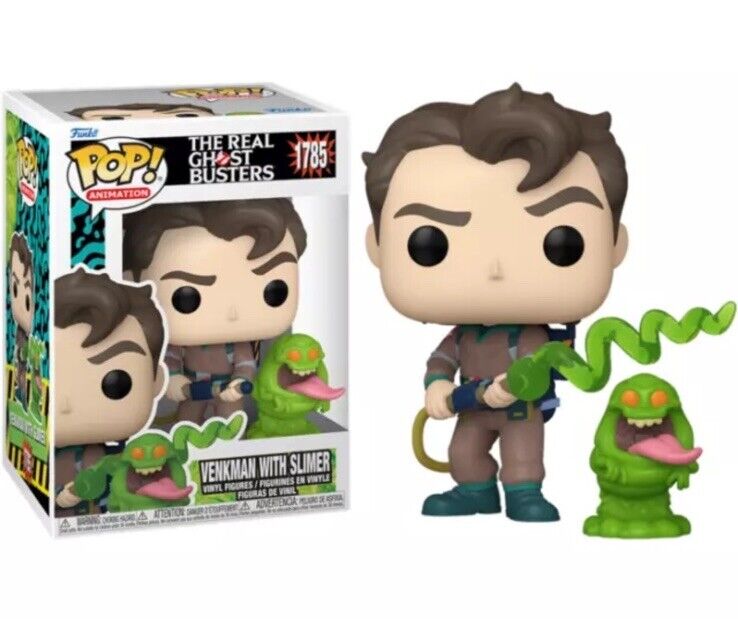 Funko POP! Animation The Real Ghostbusters Set of 4 Egon Ray Slimer In StkBegFeb - SOScollectible