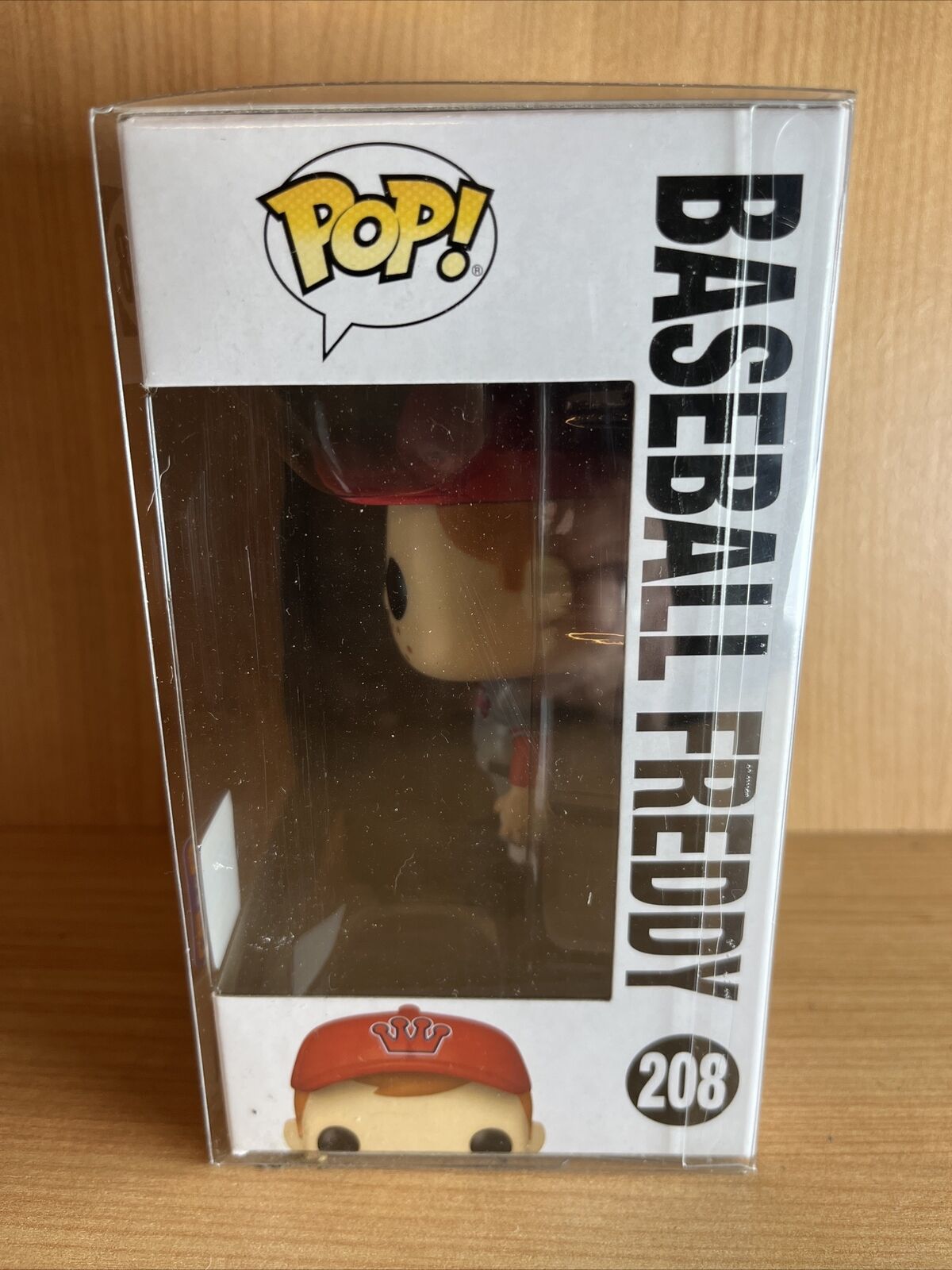 Funko Pop! Baseball Freddy #208 WonderCon 2023 Exclusive Rare Sports Collect - SOScollectible