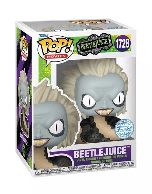 FUNKO POP! BEETLEJUICE SNAKE - BEETLEJUICE LTD ED CULT MOVIE GIFT IN STK BEG DEC - SOScollectible