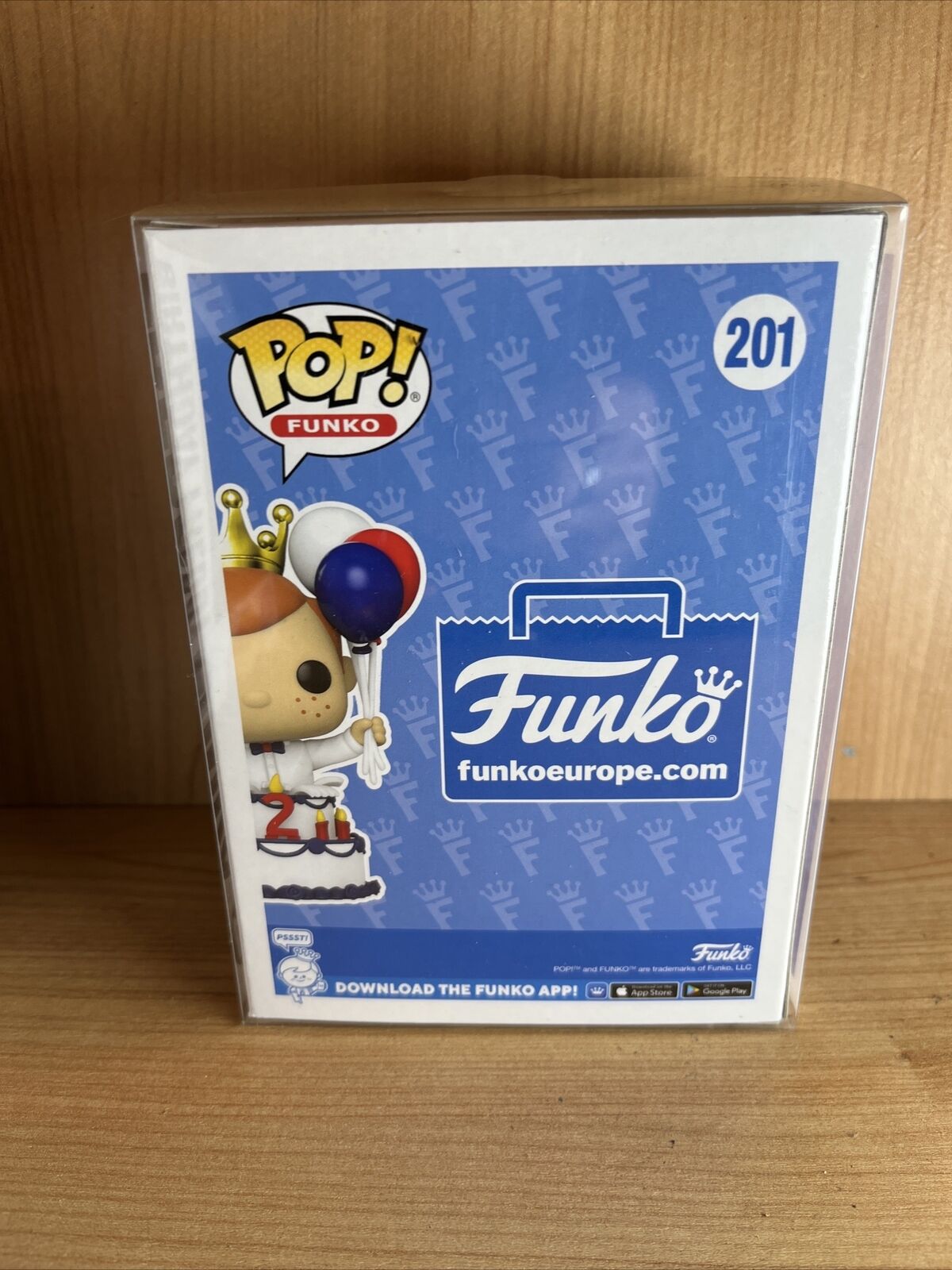 Funko Pop! Birthday Freddy Funko In Cake #201 (EXCLUSIVE!) - New Gift - SOScollectible