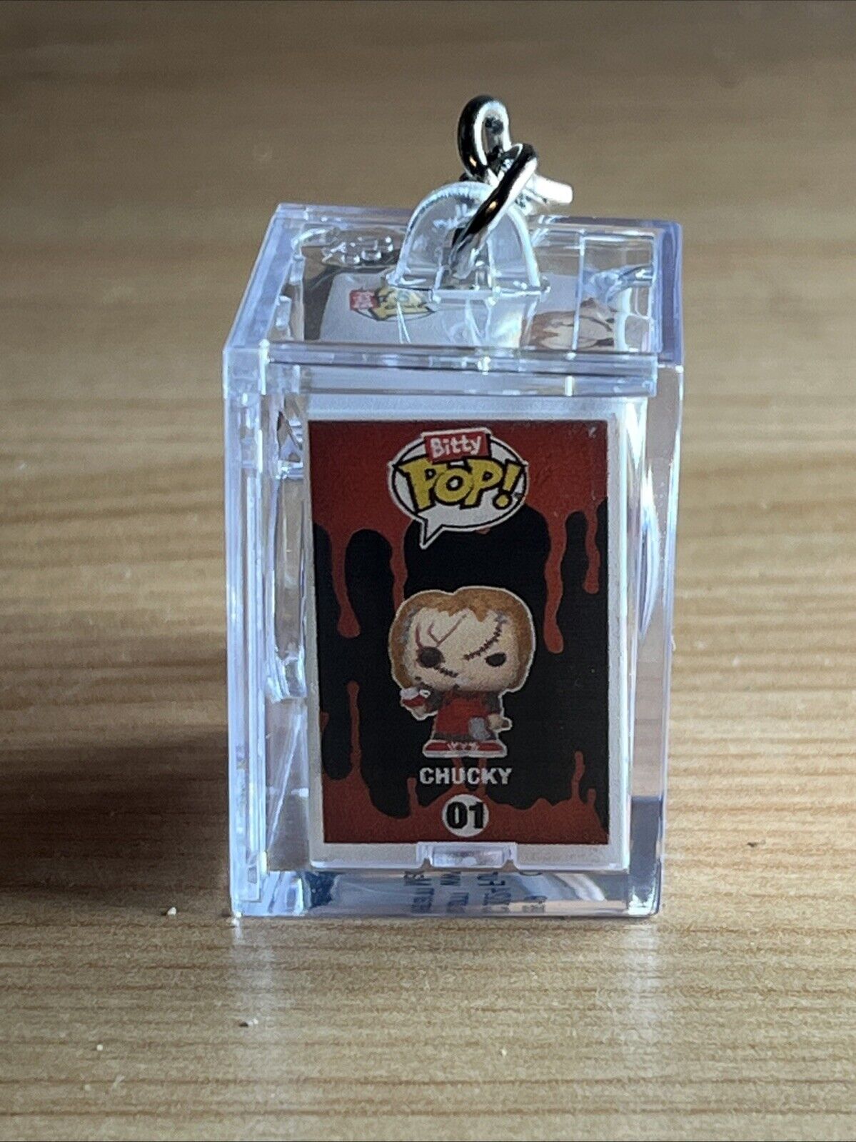 Funko Pop! Bitty Bloody Chucky Exc Custom Key Ring Keychain - Bride of Chucky - SOScollectible