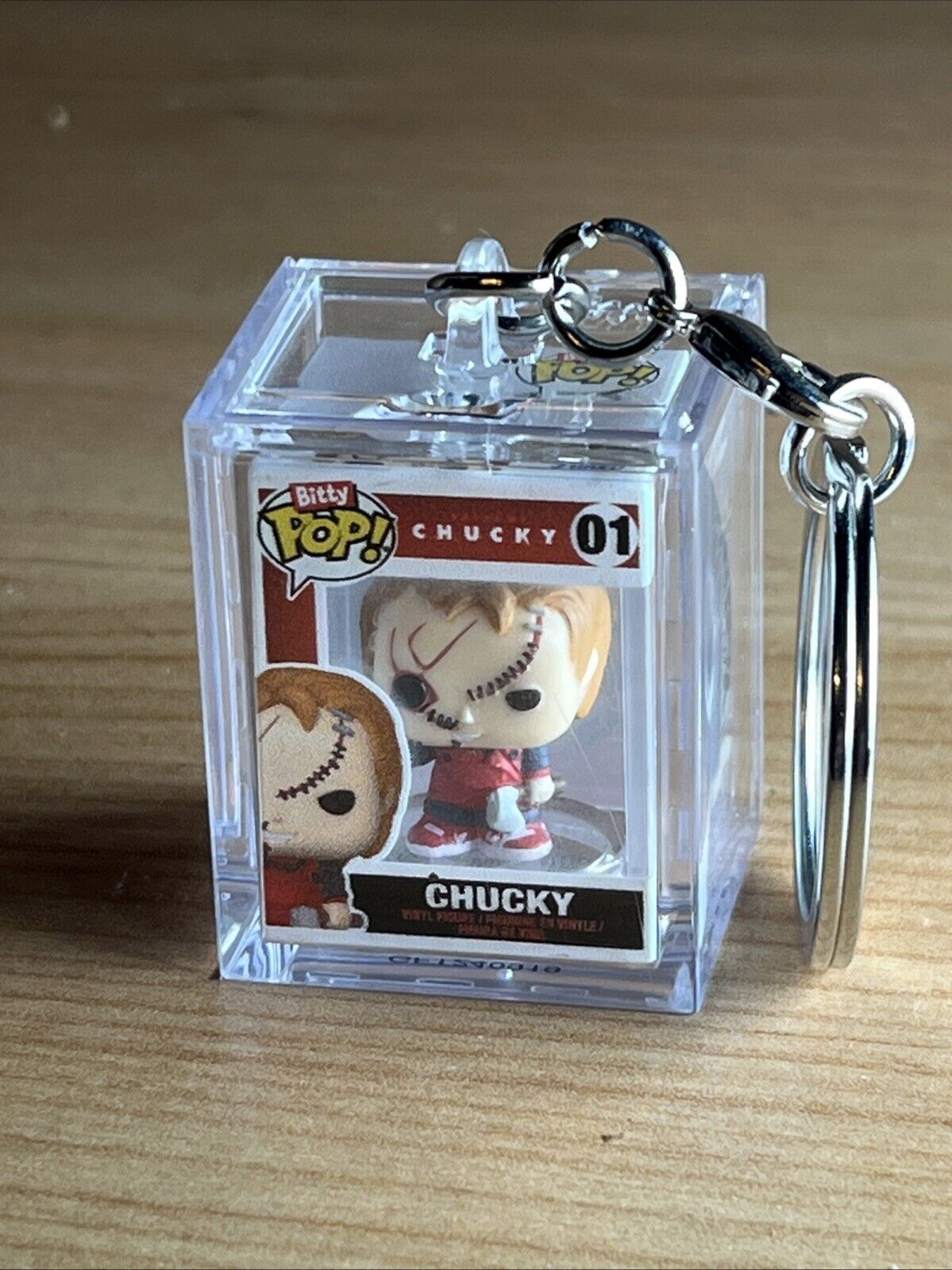 Funko Pop! Bitty Bloody Chucky Exc Custom Key Ring Keychain - Bride of Chucky - SOScollectible