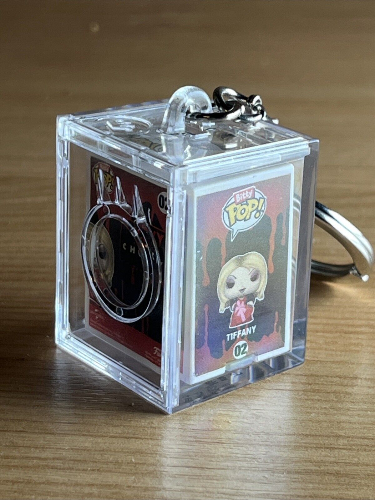 Funko Pop! Bitty Bloody Tiffany Exc Custom Key Ring Keychain - Bride of Chucky - SOScollectible