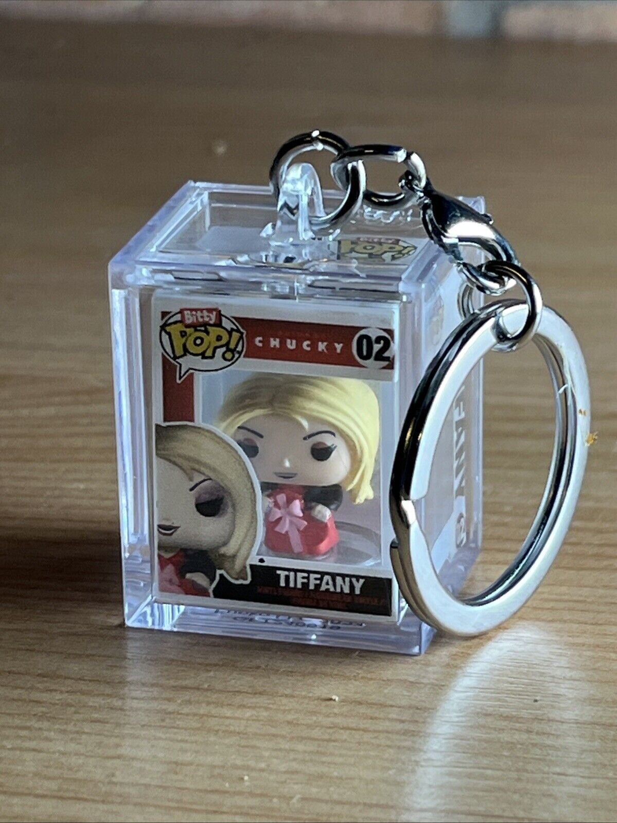 Funko Pop! Bitty Bloody Tiffany Exc Custom Key Ring Keychain - Bride of Chucky - SOScollectible