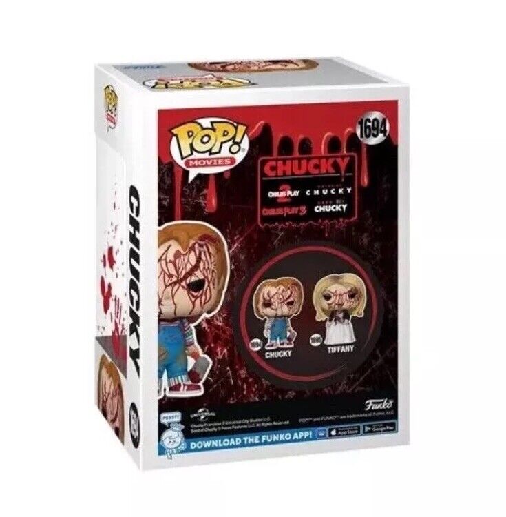 Funko Pop! Bloody Chucky #1694 Exclusive - Bride of Chucky - Ltd Ed In Stock - SOScollectible