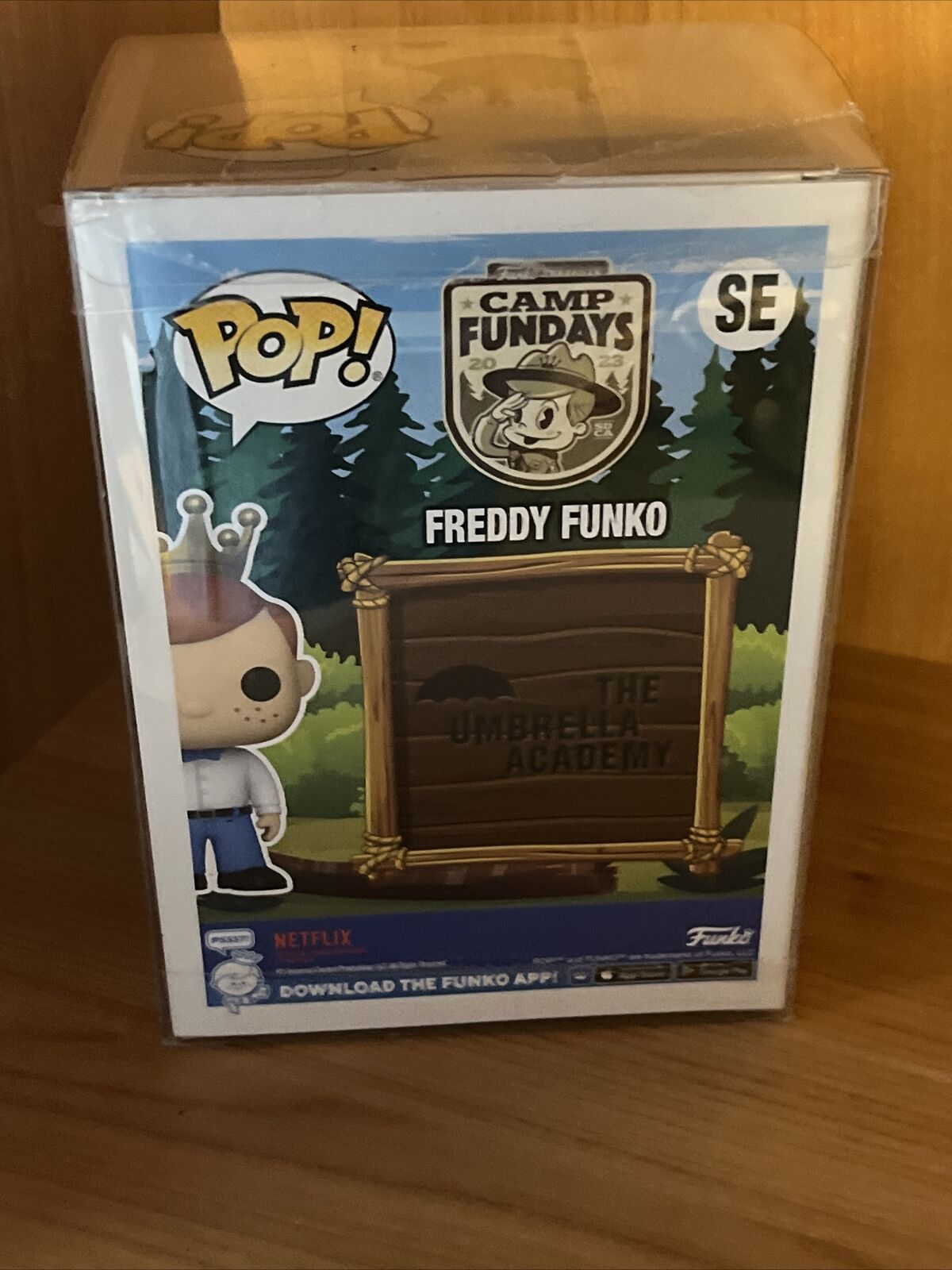 Funko Pop! Camp Fun Days SDCC 2023 Freddy Number Five 5 LE4500 Umbrella Academy - SOScollectible