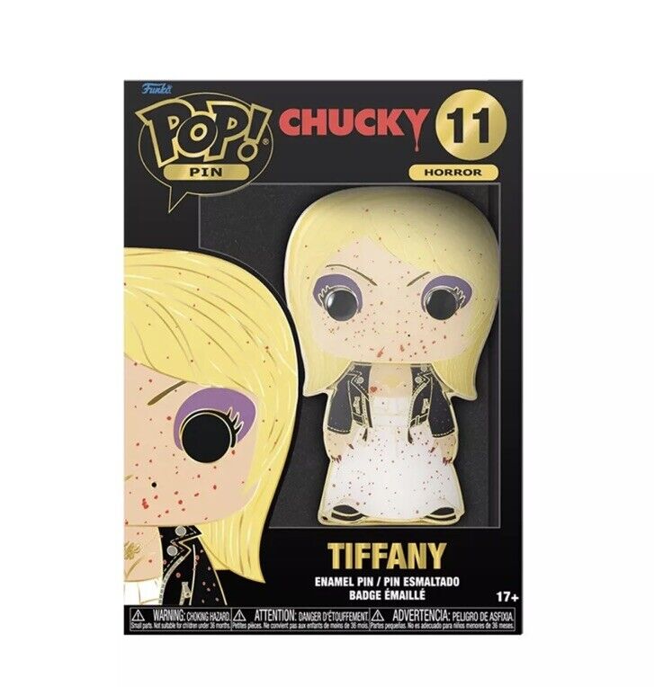 Funko POP! Chucky Tiffany Large Movies Enamel Pin #11 New - SOScollectible