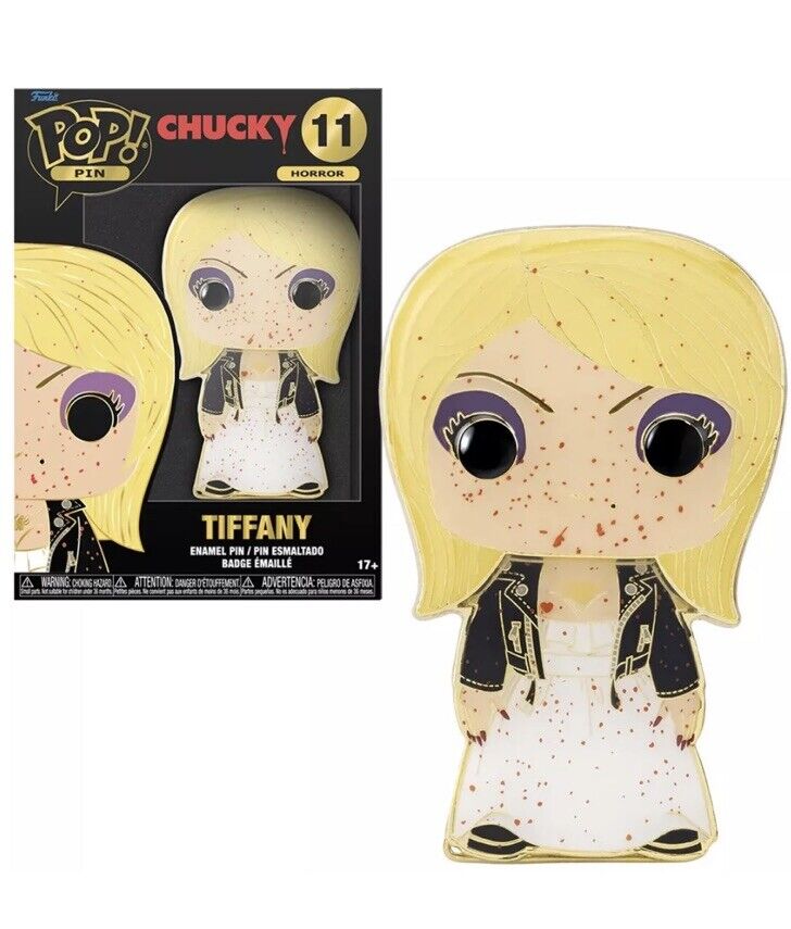 Funko POP! Chucky Tiffany Large Movies Enamel Pin #11 New - SOScollectible