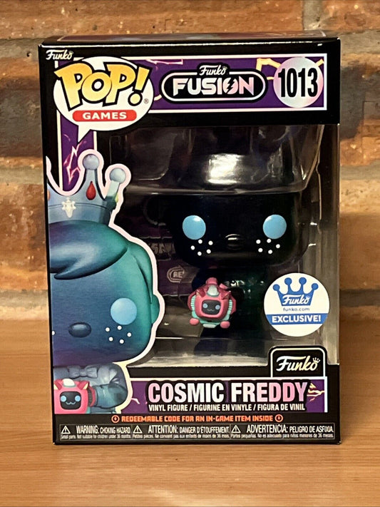 Funko POP! COSMIC FREDDY FUNKO FUSION Ltd Ed Game Exc In Stock Now Gift Code - SOScollectible