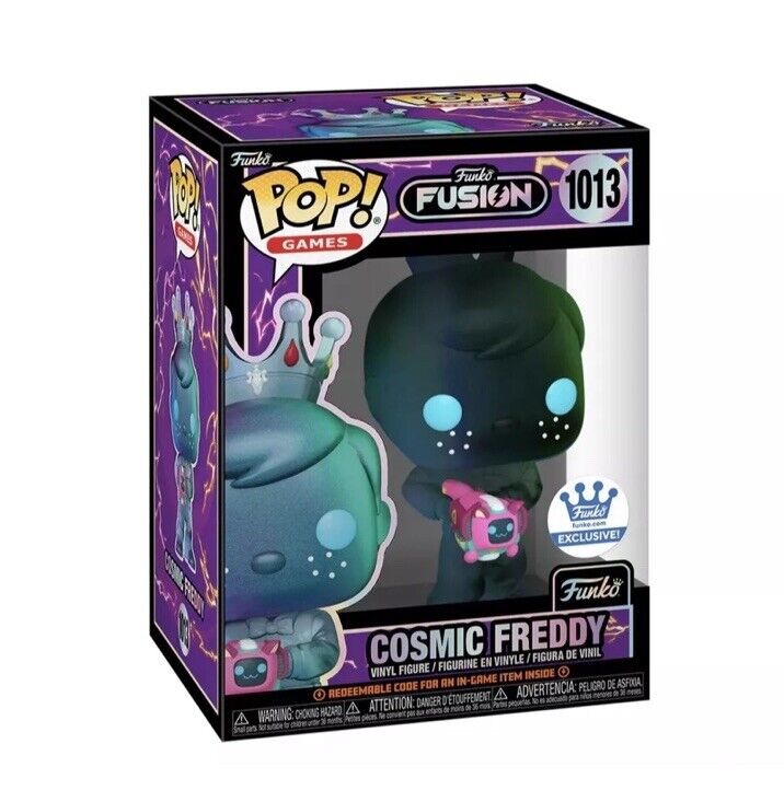 Funko POP! COSMIC FREDDY FUNKO FUSION Ltd Ed Game Exc In Stock Now Gift Code - SOScollectible