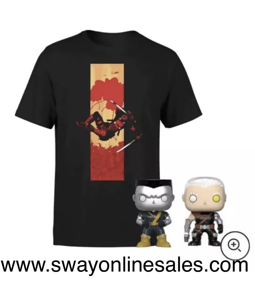 Funko Pop Deadpool Tee And Pops Xmen Bundle New Gift 2 X Boxed Funko - SOScollectible