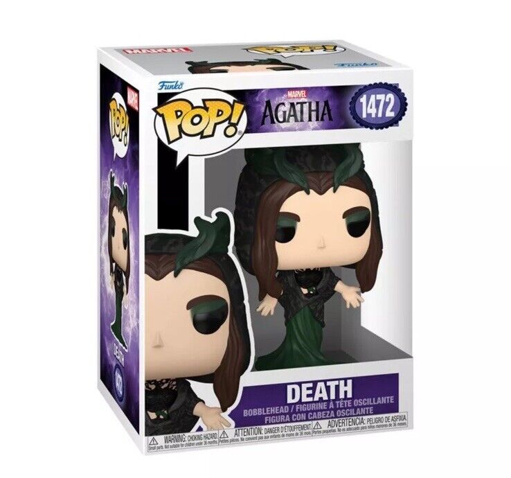 Funko Pop! Death 1472 Marvel Agatha All Along Disney Show In Stk Beginning Jan - SOScollectible