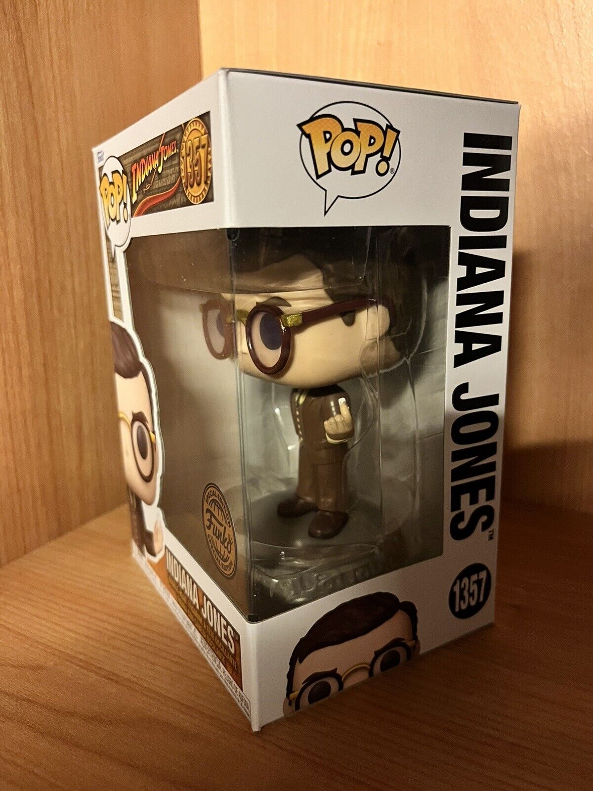 FUNKO POP! Disney Indiana Jones Professor #1357 Exclusive Popcultcha Indy Import - SOScollectible