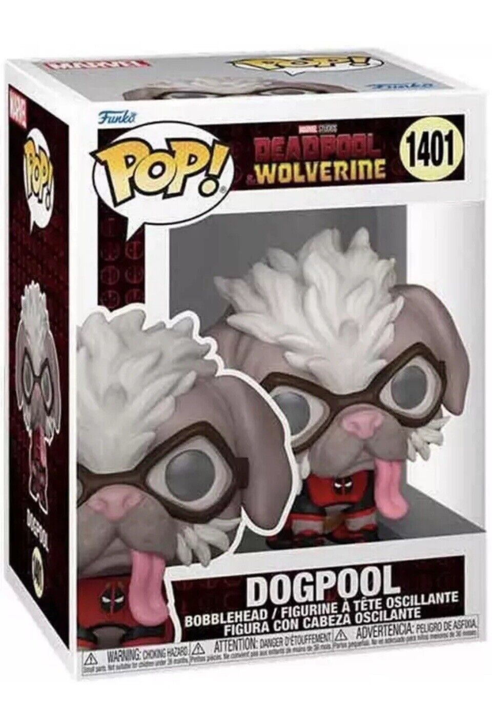 Funko Pop Dogpool Set Figure , Pencil Case , Lunch Box Deadpool Protector Gift 2 - SOScollectible