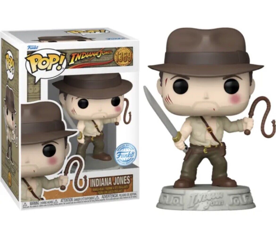 FUNKO POP INDIANA JONES 1369 Whip ( SPECIAL EDITION ) in stock now ltd Ed Indy - SOScollectible