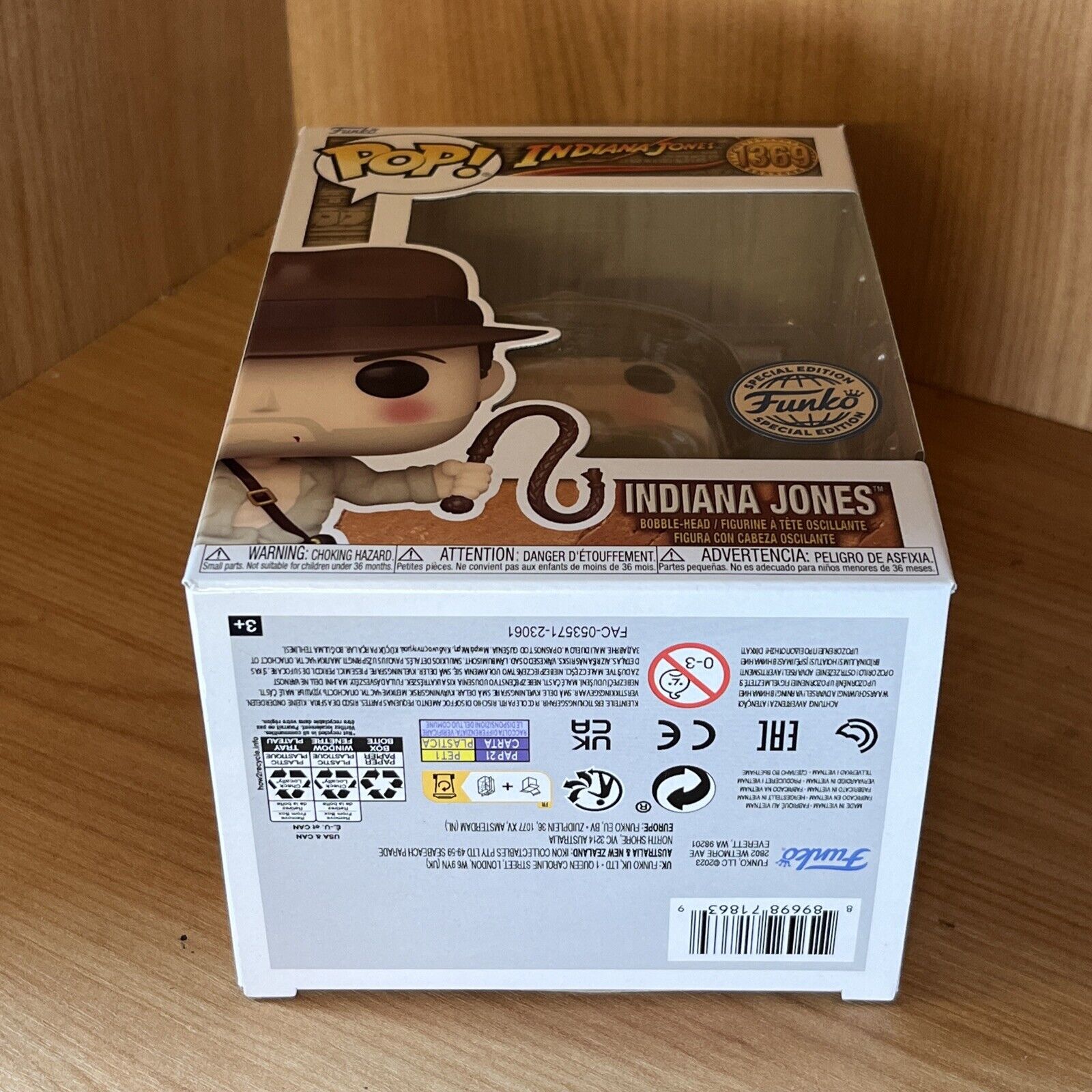 FUNKO POP INDIANA JONES 1369 Whip ( SPECIAL EDITION ) in stock now ltd Ed Indy - SOScollectible