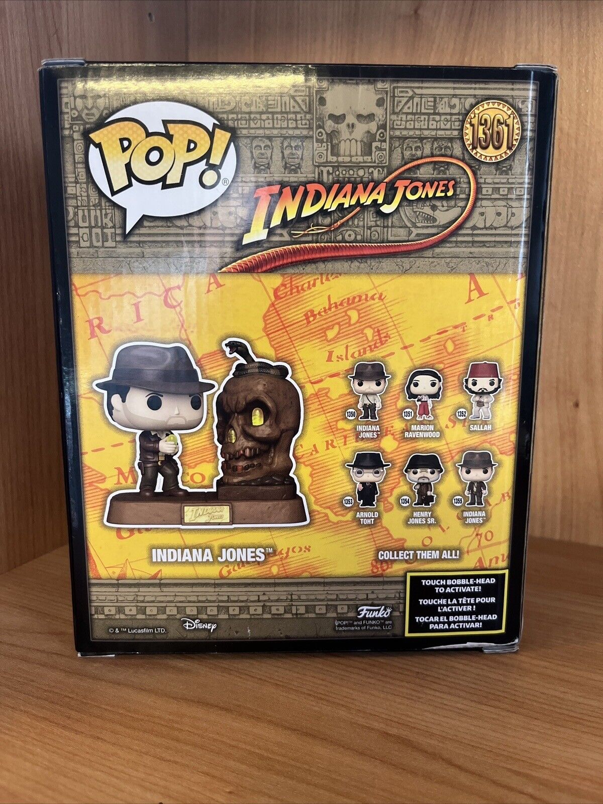 Funko Pop! Indiana Jones Temple Of Doom Set Light Up Indy And 6 Set Disney New - SOScollectible