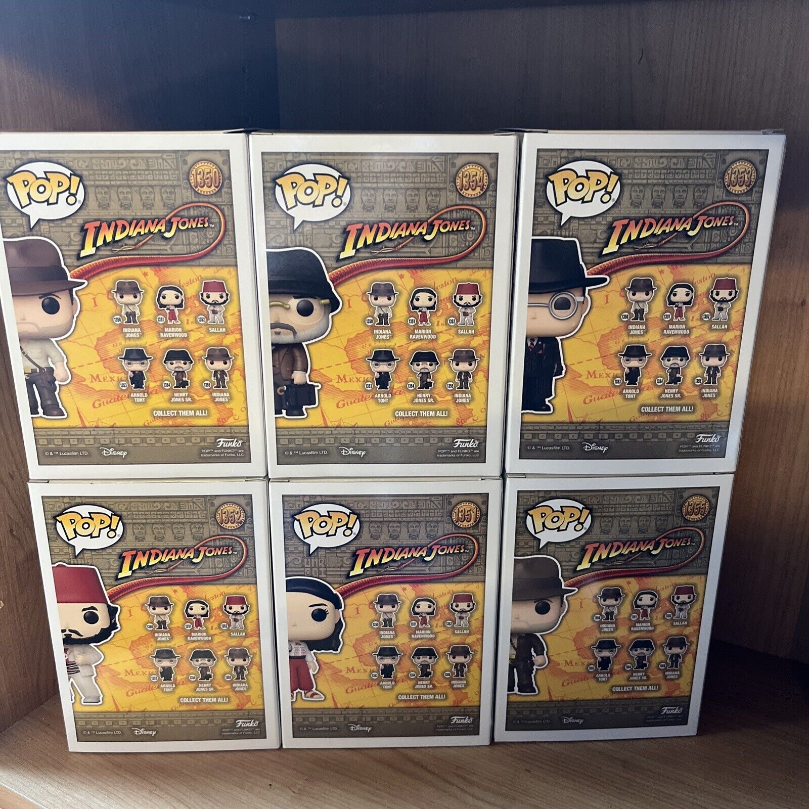 Funko Pop! Indiana Jones Temple Of Doom Set Light Up Indy And 6 Set Disney New - SOScollectible