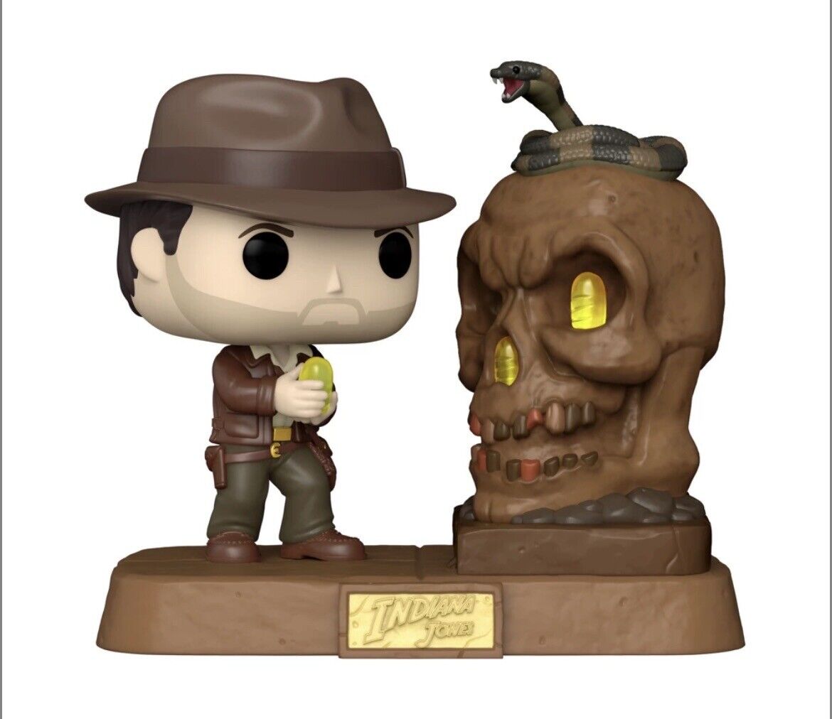 Funko Pop! Indiana Jones Temple Of Doom Set Light Up Indy And 6 Set Disney New - SOScollectible