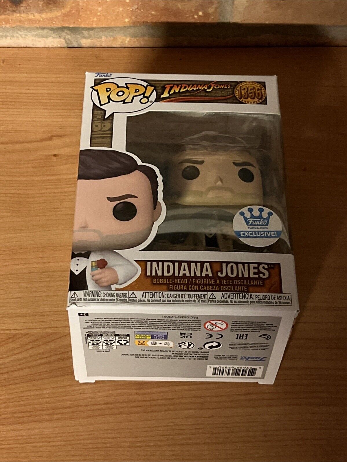 Funko Pop! Indiana Jones (White Suit) #1356 - Special Edition From Funko.com - SOScollectible