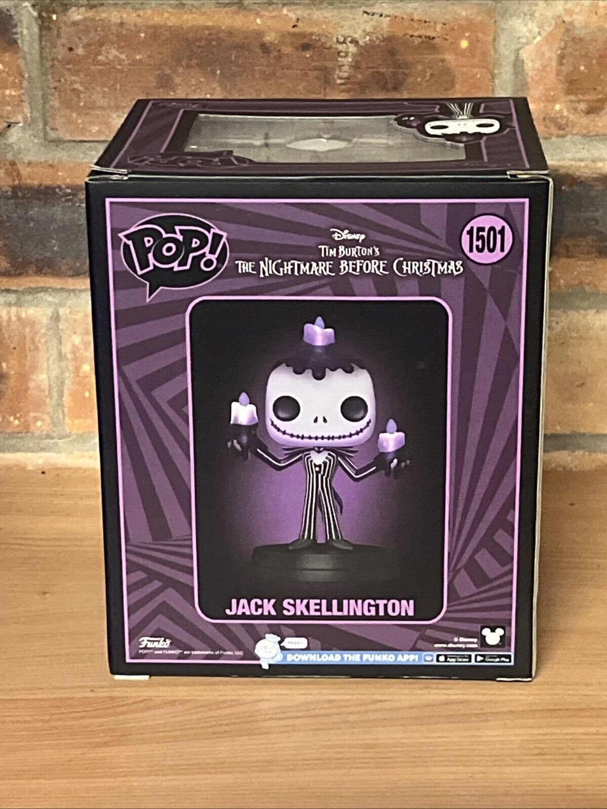 FUNKO POP JACK SKELLINGTON LIGHT UP THE NIGHTMARE BEFORE CHRISTMAS Horror - SOScollectible