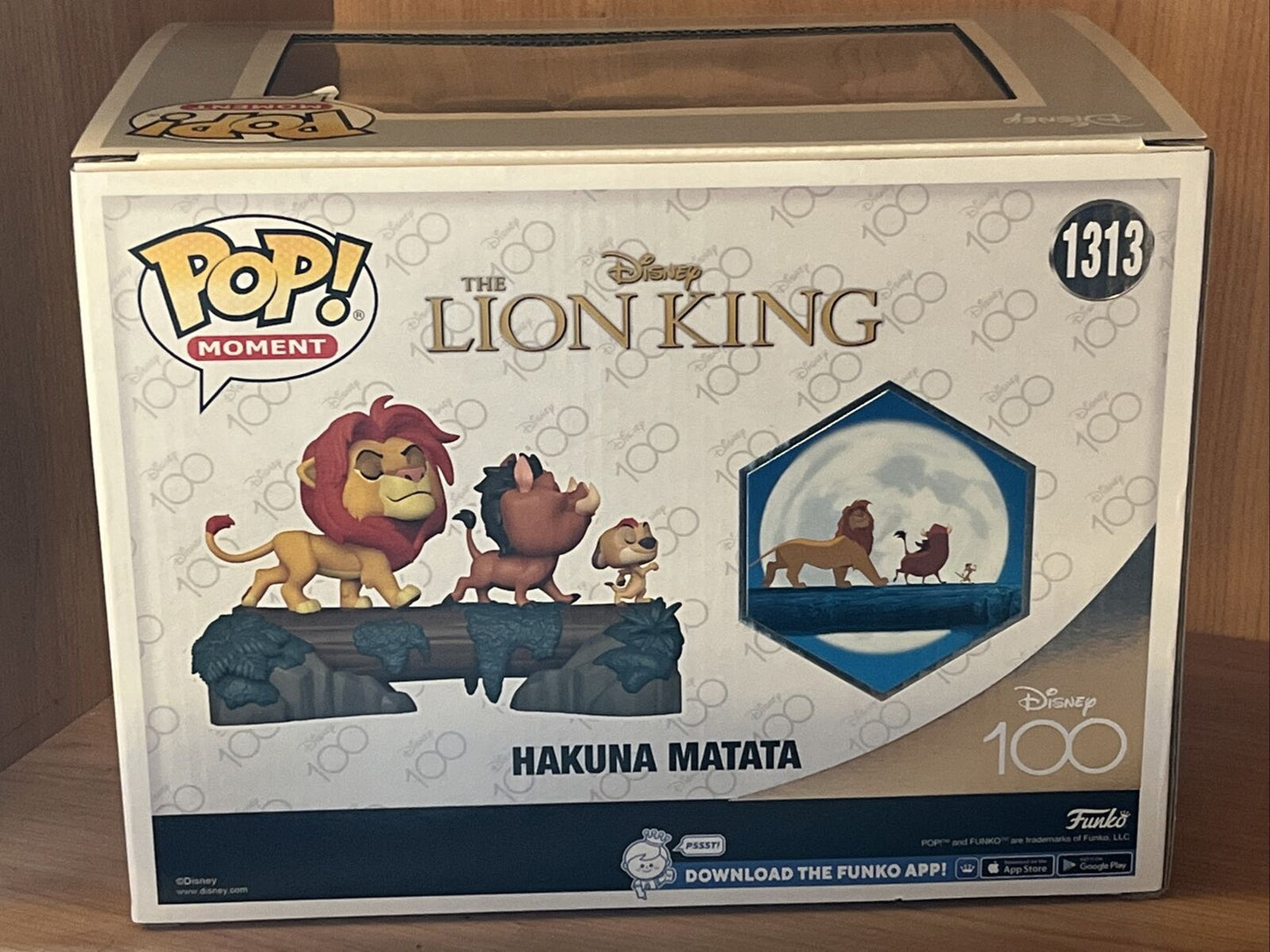 Funko Pop! Lion King Moment Mufasa Disney 100 #1313 Hakuna Matata Ltd Exc Movie - SOScollectible