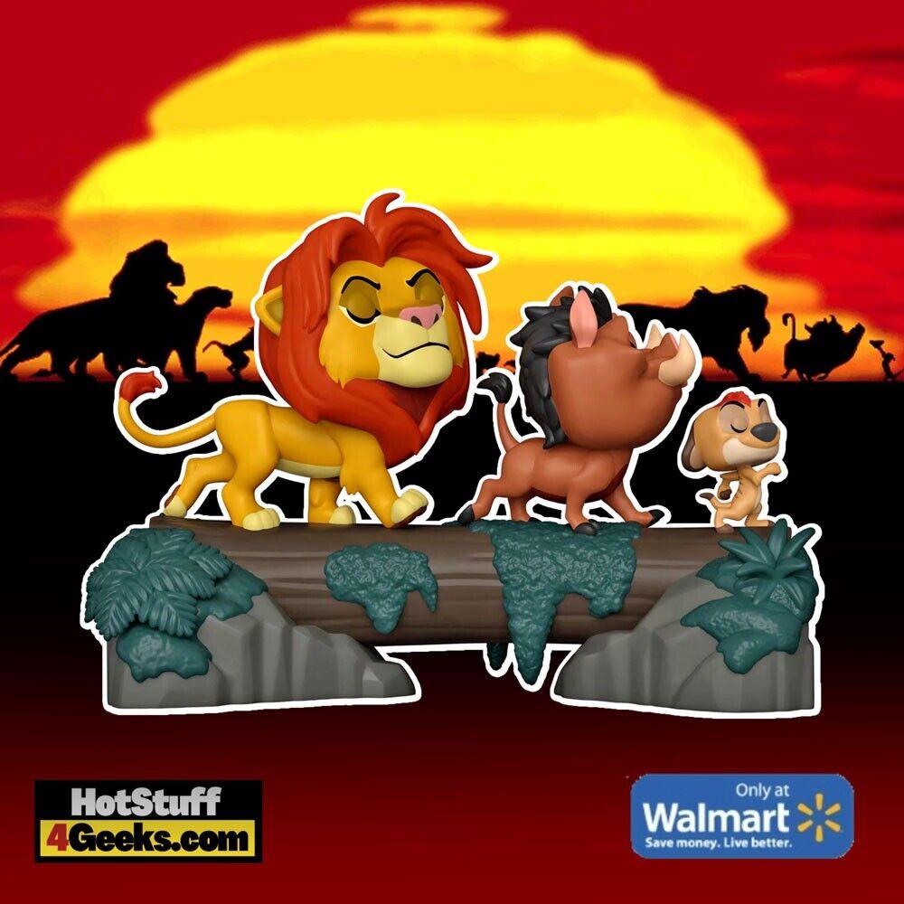 Funko Pop! Lion King Moment Mufasa Disney 100 #1313 Hakuna Matata Ltd Exc Movie - SOScollectible