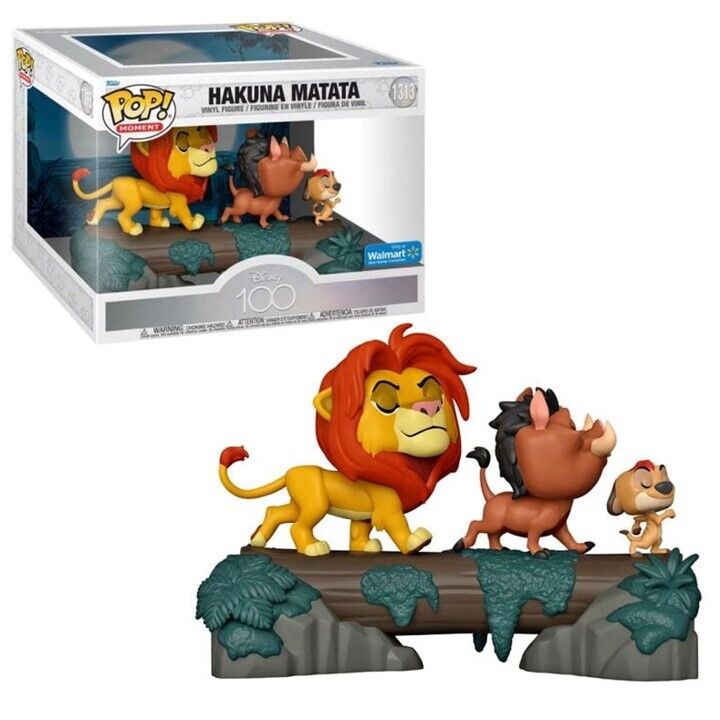 Funko Pop! Lion King Moment Mufasa Disney 100 #1313 Hakuna Matata Ltd Exc Movie - SOScollectible