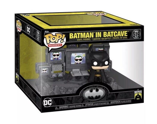 FUNKO POP MOMENT BATMAN IN BATCAVE BATMAN 85TH ANNIVERSARY In Stock This Wk - SOScollectible