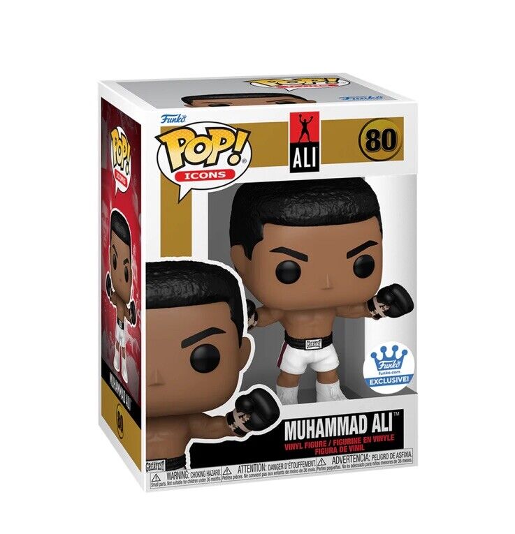 FUNKO POP! MUHAMMAD ALI ARMS OUT Ltd Ed Exc Boxing Legend Cult In Stock Now - SOScollectible