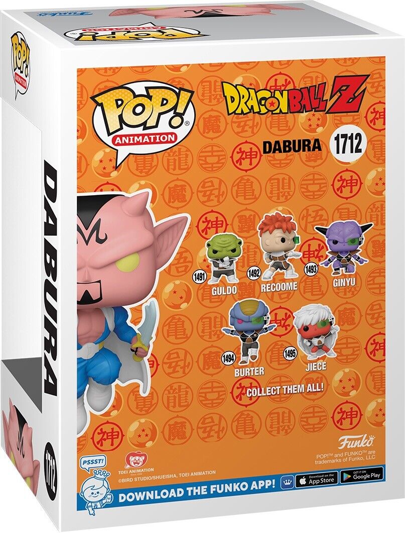 FUNKO POP NYCC 2024 Dragon Ball Z Dabura #1712 NYCC 2024 Con sticker In Stk Now - SOScollectible